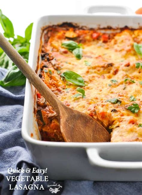 theseasonedmom|the seasoned mom vegetable lasagna.